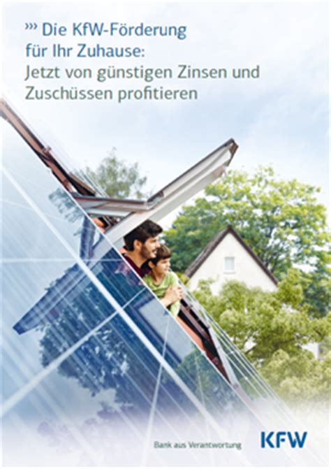 Die staatliche förderbank kann selbst zu negativzinsen geld aufnehmen. KfW Förderung für Ihr Zuhause - informative und kostenlose ...