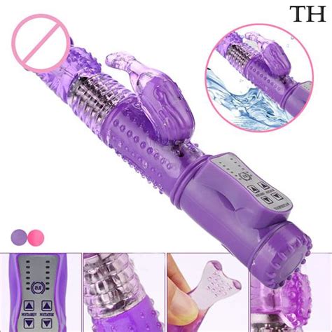 Buy Waterproof Rabbit Dildo Vibrator G Spot Multispeed Massager Female Adult Sex Toy At