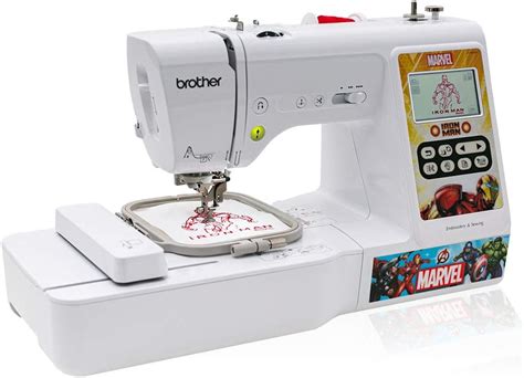 Brother Marvel Computerized Sewing and Embroidery Machine, White ...
