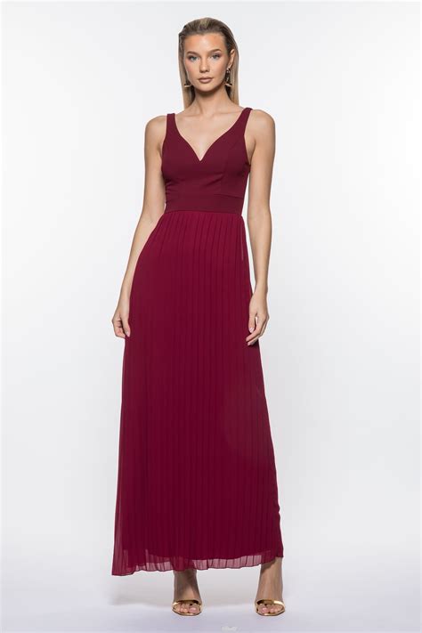 walg pleated maxi dress new in from walg london uk