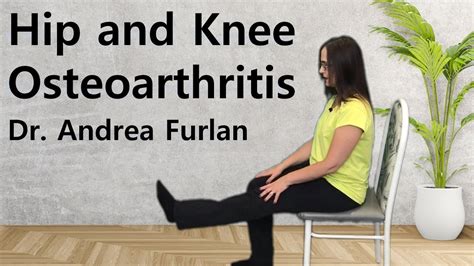 Twenty Exercises For Osteoarthritis Of Hip And Knees Youtube