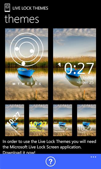 Live Lock Themes App For Windows Phone 81 Live Lock