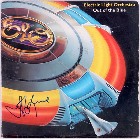 Jeff Lynne Signed Electric Light Orchestra Out Of The Blue Record