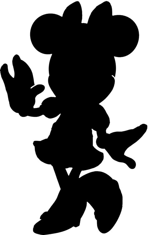 Minnie Mouse Mickey Mouse Silhouette Minnie Mouse Png Download 500