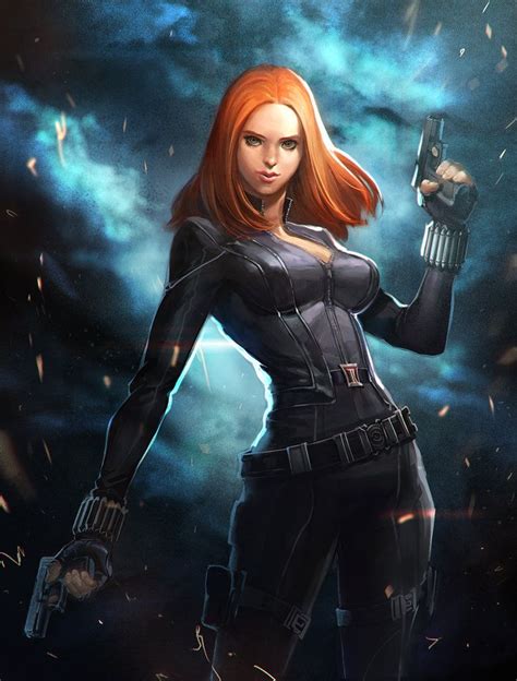 Black Widow The Winter Soldier By Gopye On Deviantart Black Widow