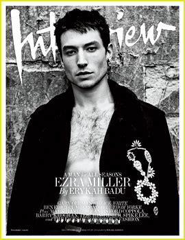 Ezra Miller Shows Off His Abs Reveals What Love Means To Him Ezra Miller Magazine Shirtless