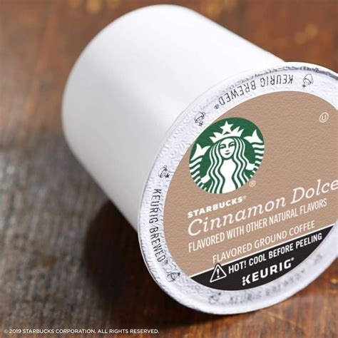 Starbucks Cinnamon Dolce Flavored K Cup Coffee Pods For Keurig Brewers