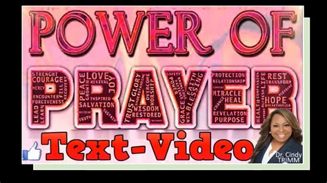 Atomic Power Of Prayer By Dr Cindy Trimm Youtube