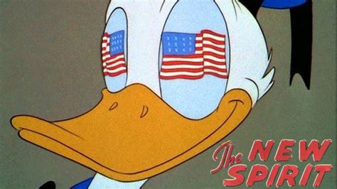 The New Spirit 1942 Disney Donald Duck Wwii Propaganda Cartoon Short Film