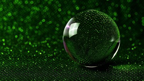 Green Glass Sphere 5k Wallpapers Hd Wallpapers Id 28174