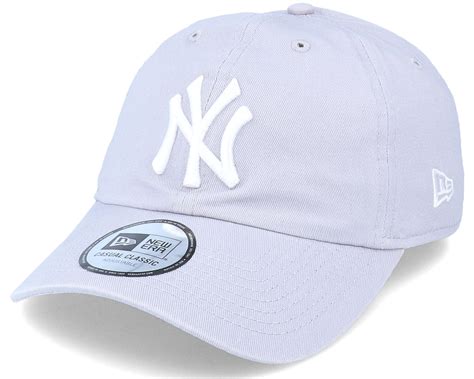 New York Yankees Washed Dad Cap Casual Classic 9twenty Grey Adjustable