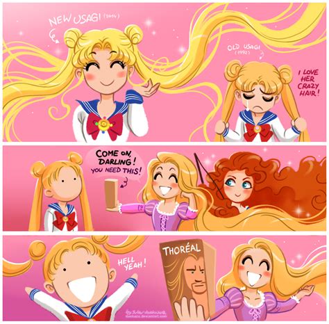 Sailor Moon Crazy Hair By Daekazu Sailor Venus Arte Sailor Moon
