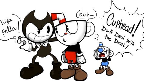 cuphead meets bendy comic dub bendy and the ink machine animations compilation youtube