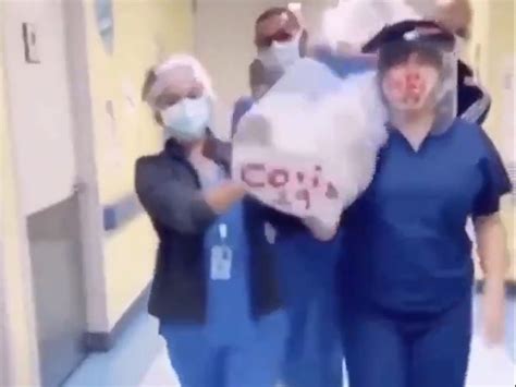 Morbid TikTok Video Of Dancing Nurses Carrying Covid 19 Body Bag Goes Viral