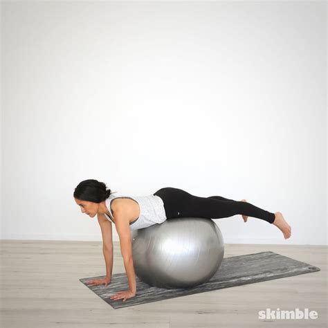 Ball Balance Exercise How To Workout Trainer By Skimble