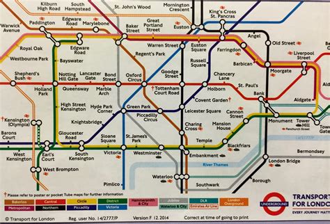 London Underground Map London Tube Map