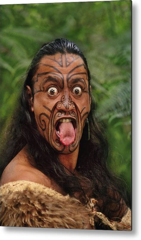 New Zealand Maori Face Tattoos