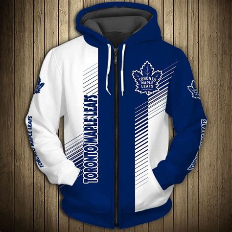 Toronto Maple Leafs Hoodie 3d Cute Design Cheap Pullover Nhl Jack