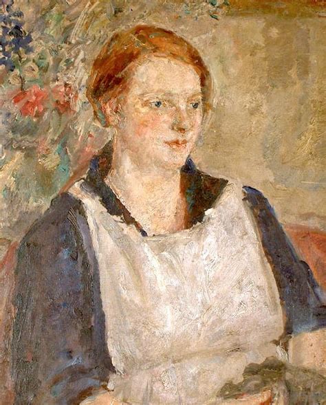 Dame Ethel Walker British 1861 1951 Portrait Of A Lady With A