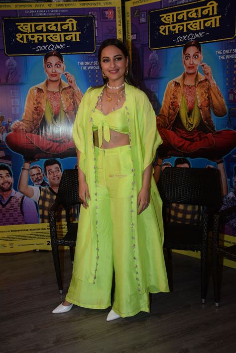 Sonakshi Sinha For The Promotions Of Film Khandaani Shafakhana At Tseries Office In Andheri On