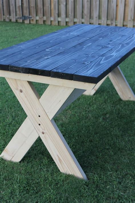 Therefore, fill the holes with a good wood putty and let the compound to dry out properly for several hours. How to Build a Farmhouse Picnic Table | Farmhouse picnic ...