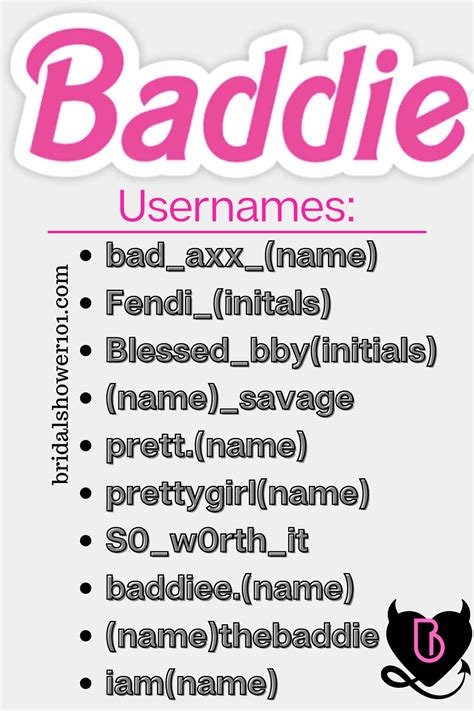 Baddie Roblox Display Names