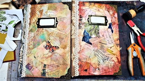 How To Make A Collage Journal Cover For Junk Journals Part 1 Fun Easy