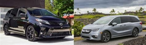 How well do these two family v. 2020 Toyota Sienna vs. Honda Odyssey - Car Blog Writers