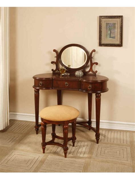 Mirrors are often included in vanity sets. home bedroom vanities antique mahogany bedroom vanity set ...