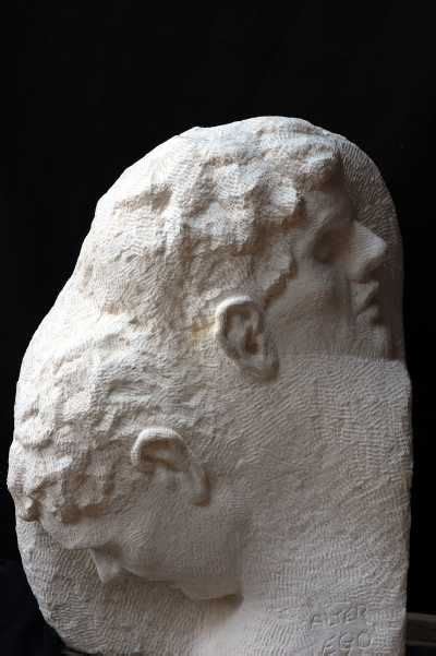 Portland Limestone Sculpture By Sculptor Gareth Christopher Jones