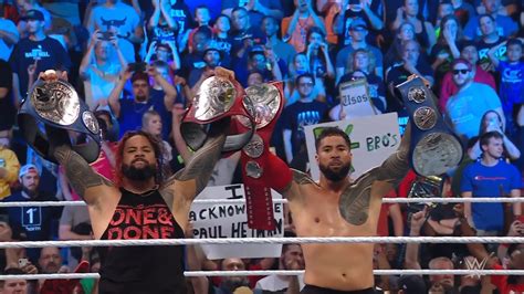 THE USOS CROWNED UNDISPUTED WWE TAG TEAM CHAMPIONS