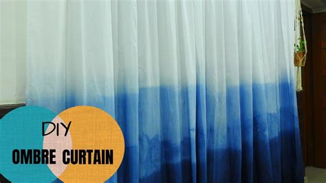 How I Did My Ombre Effect Curtains Diy Ombre Curtains Dip Dyeing