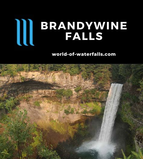 Brandywine Falls Waterfall On Sea To Sky Hwy Near Whistler