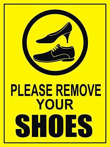 Buy Sign Ever Please Remove Shoes Sign Board For Office Bank Hospital