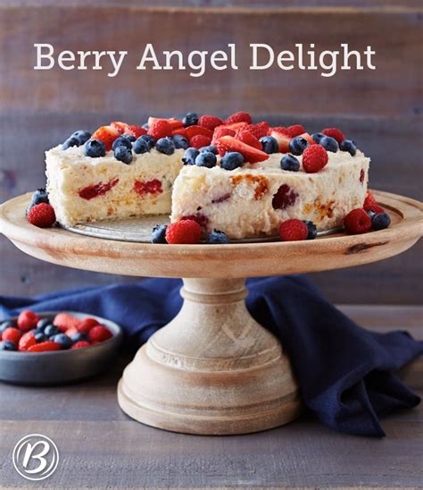 Pre Made Angel Food Cake Combined With Yogurt And Berries Makes This