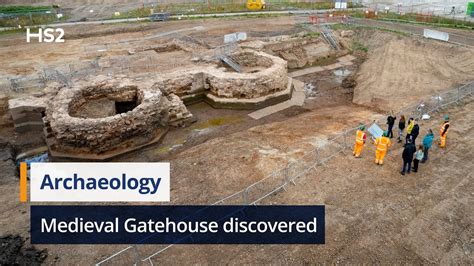 Medieval Gatehouse Discovered At Hs2 Coleshill Manor Site In