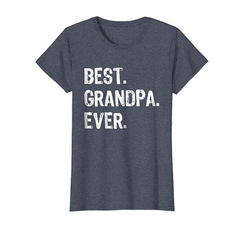 Best Grandpa Ever Grandfather T Shirt 4lvs