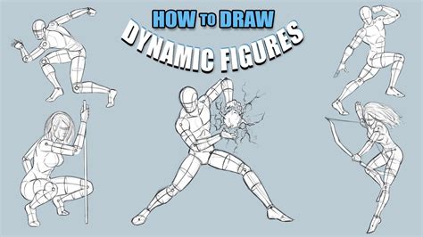 How To Draw Dynamic Figures Tutorial Narrated Youtube