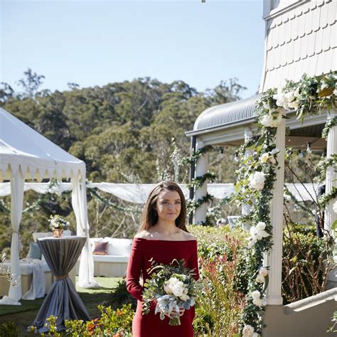 Home And Away Spoiler Photos Charlotte Interrupts Leah And Zacs Wedding