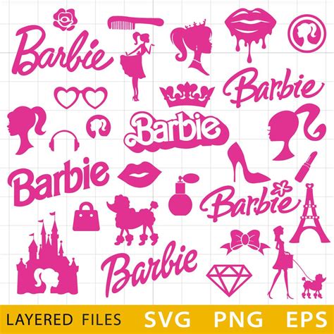 Barbie Bundle Svg Barbie Vector Barbie Logo Barbie Birthd Inspire