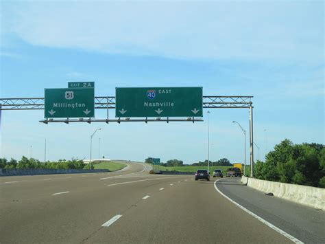 Tennessee Interstate 40 Eastbound Cross Country Roads