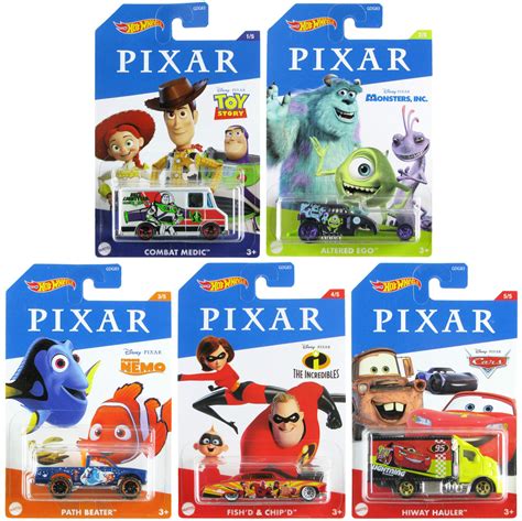 Buy Hot Wheels2020 Bundle Of 5 Disney Pixar Toy Story Monsters Inc