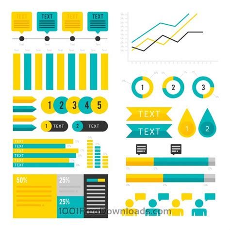Free Vectors Infographic Assets Objects