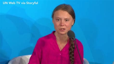 Emotional Greta Thunberg Denounces Fairy Tales Of Eternal Economic