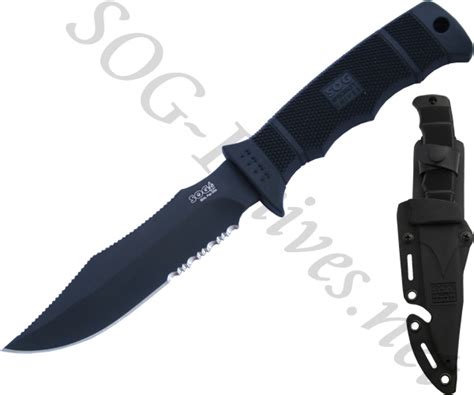 Sog Seal Pup Elite Black Tini Knife E37t