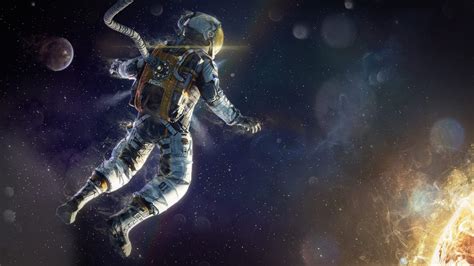 Space Astronaut Moon Spacesuit Nasa Hd Wallpaper