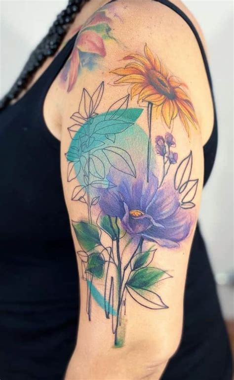 Watercolor Flower Tattoos A Visual Guide