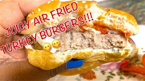 How to add cheese to these burgers Air Fryer Frozen Turkey Burger ~ Best Ever Leftover Turkey ...