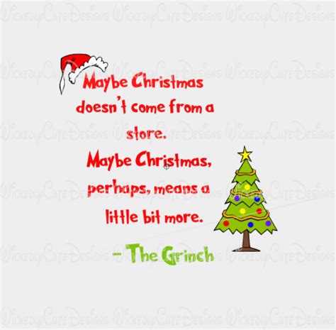 Download Grinch Christmas Quote SVG, DXF, EPS, PNG Digital File - Wickedly Cute Designs