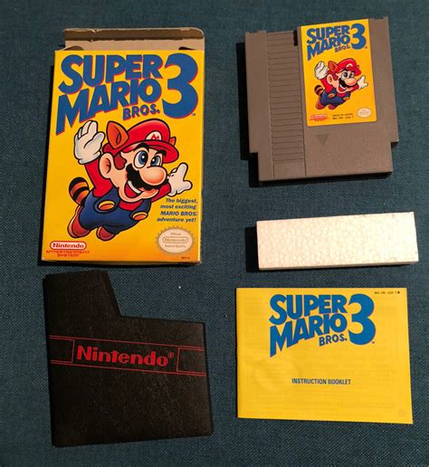 Super Mario Bros Nes Complete In Box Cib Nintendo Entertainment System